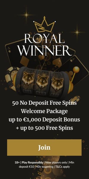 Royal Winner Casino 50 Free Spins No Deposit
